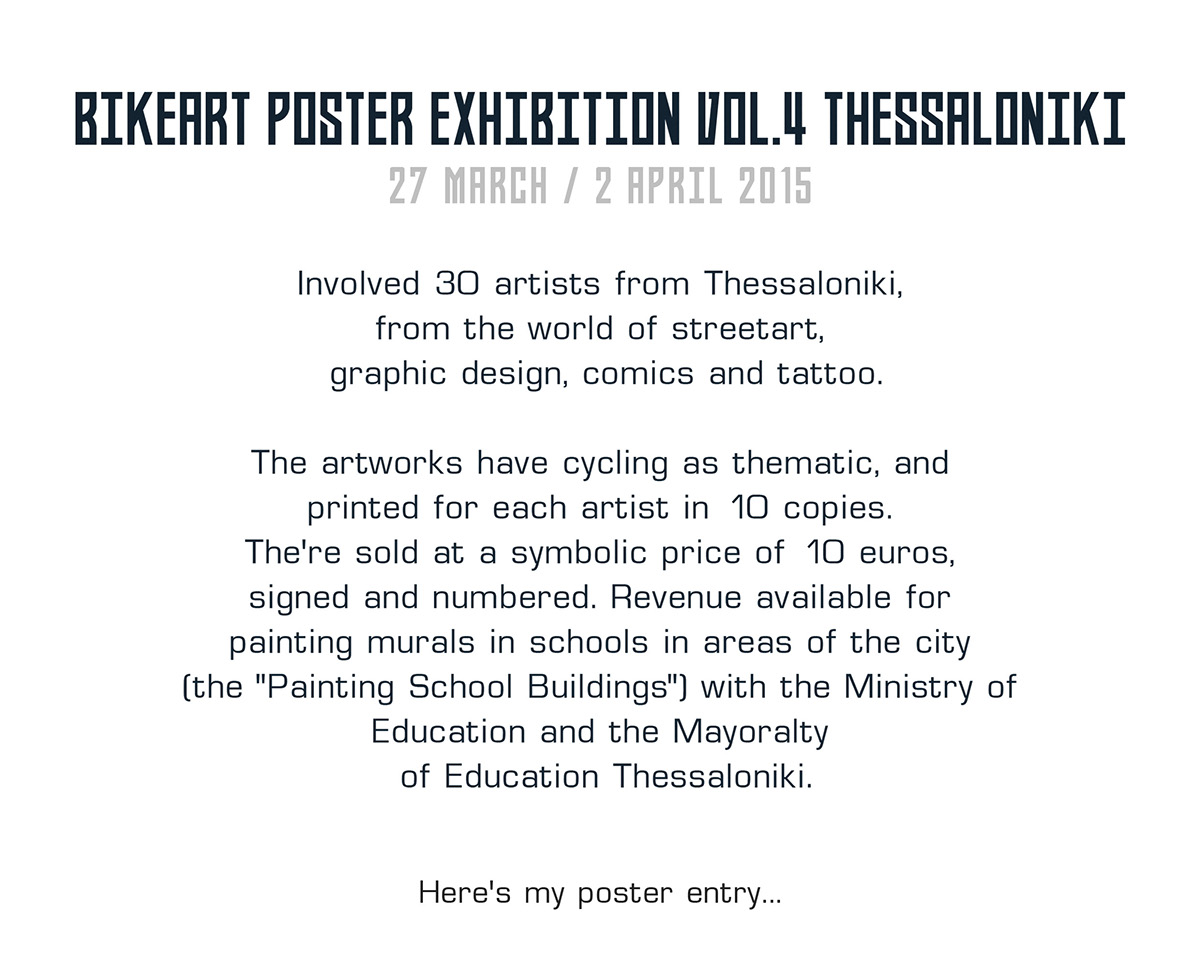 Bike poster portrait Portraiture art artistic sea Cycling