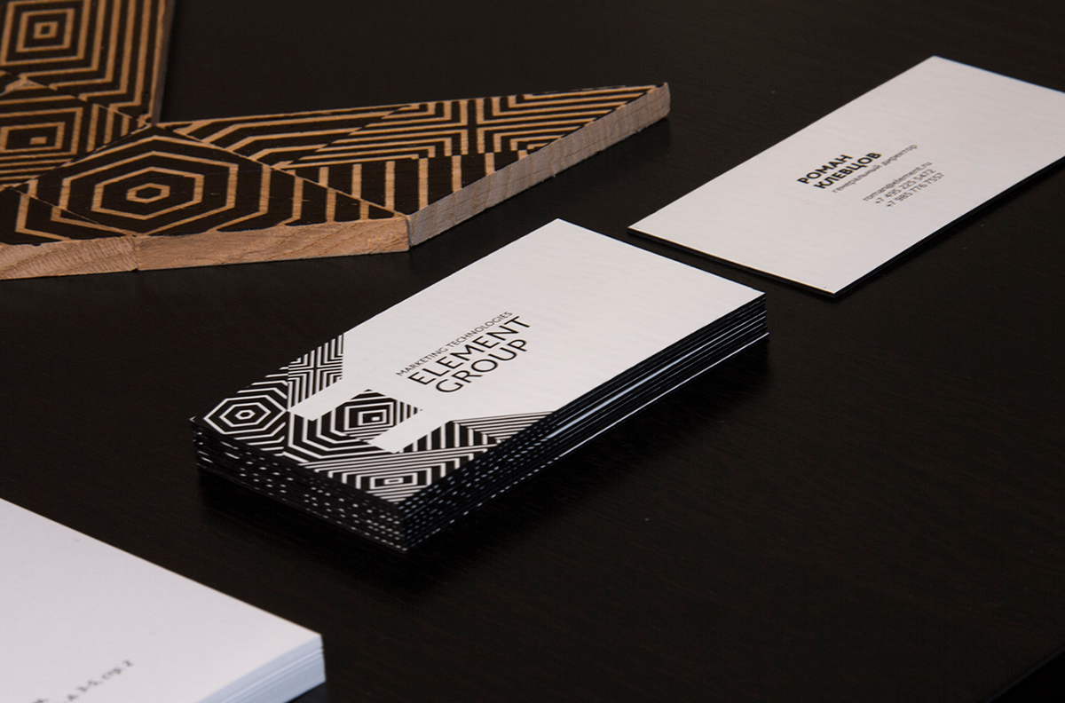 digital agency opart op-art tangram puzzle blackandwhite geometric identity logo rebranding Conception design BHSAD trend