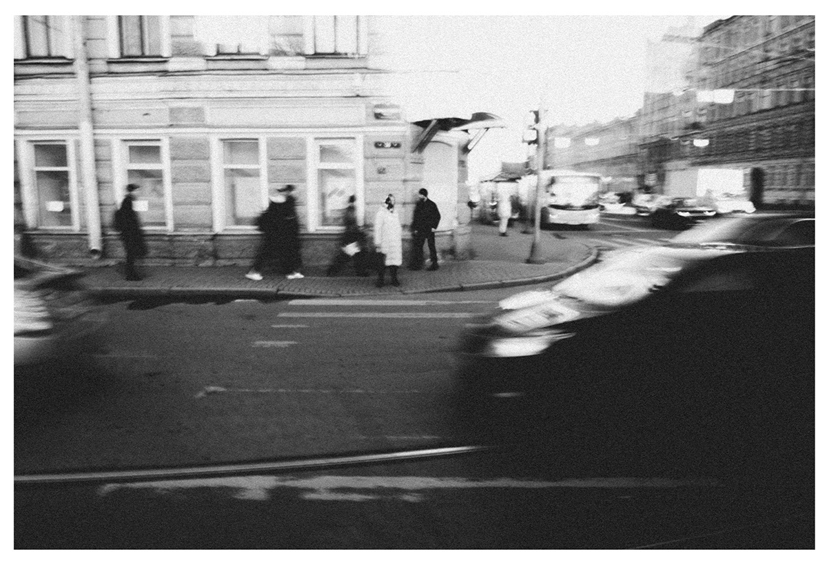 black black and white city grey Sankt-Peterburg Urban White