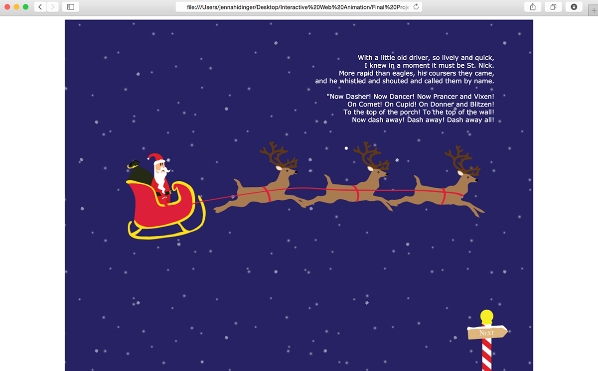 interactive narrative Christmas
