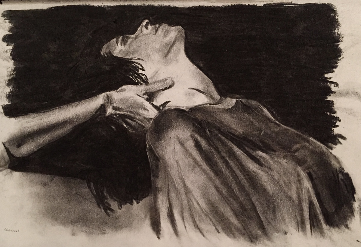 charcoal paper joanna piotrowska frowst study
