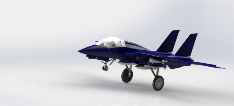 3d modeling Aircraft industrial design  rendering Solidworks