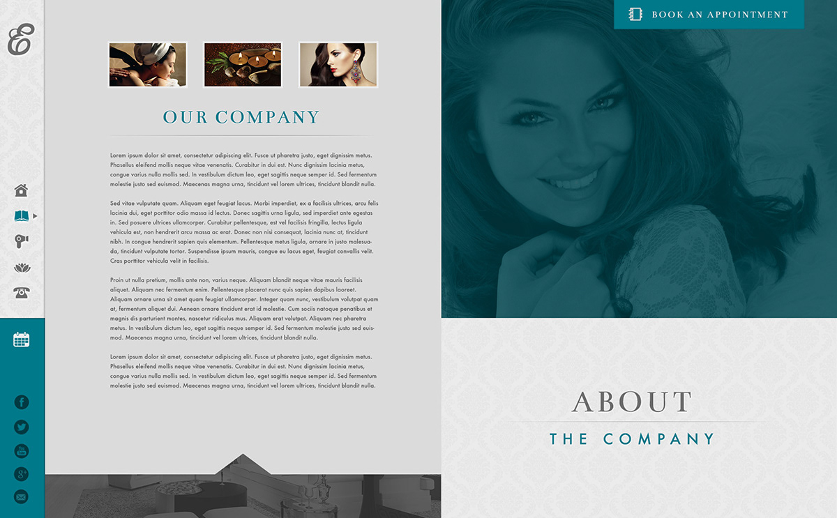 beauty Beauty Website Spa Spa Website Responsive wordpress Website design