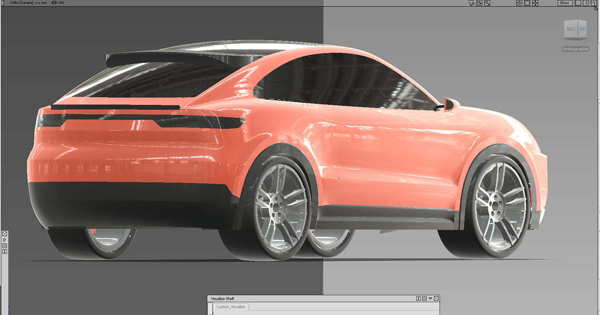 autodesk alias ClassASurfacing Nurbs Modeling Porsche cayennecoupe porschecayennecoupe portfolio