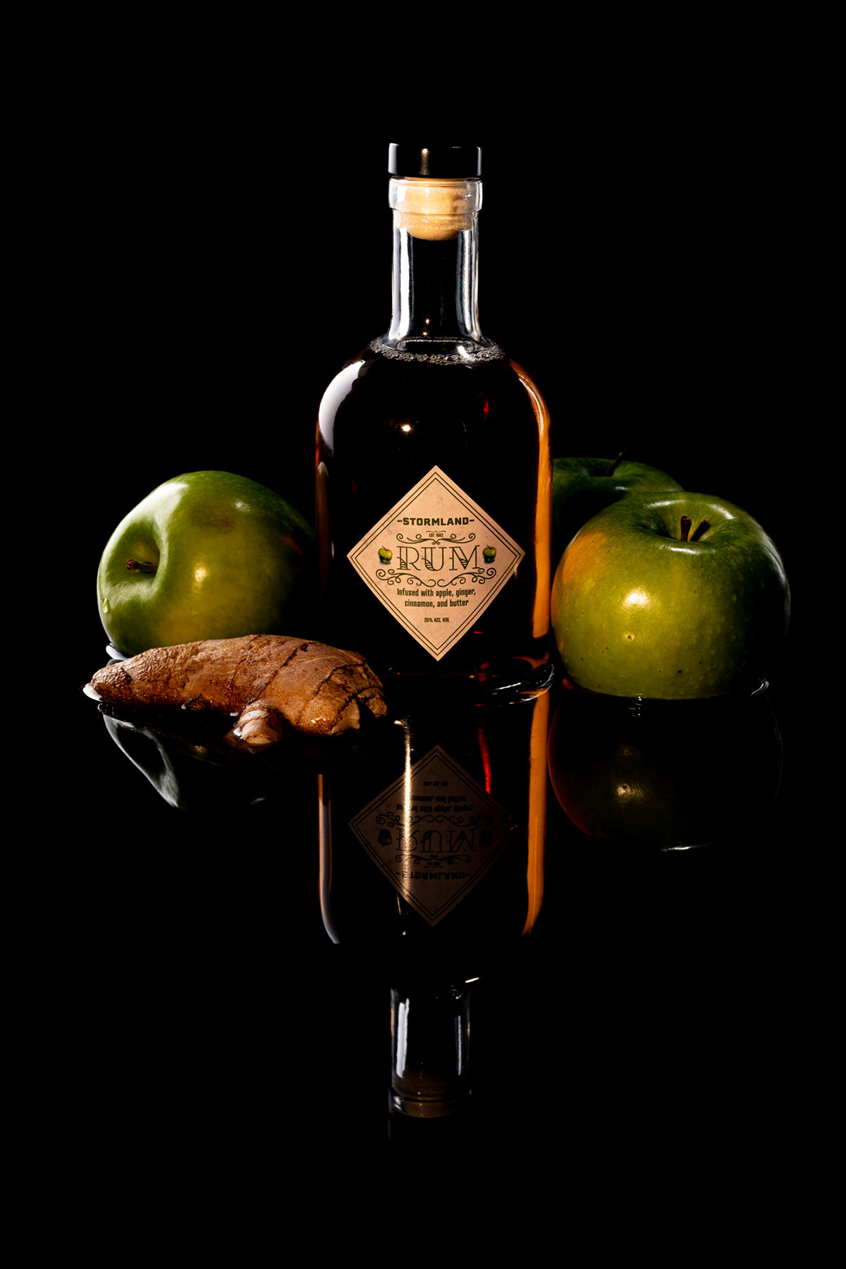 commercial drink Food  Liqueur low key lighting Photography 
