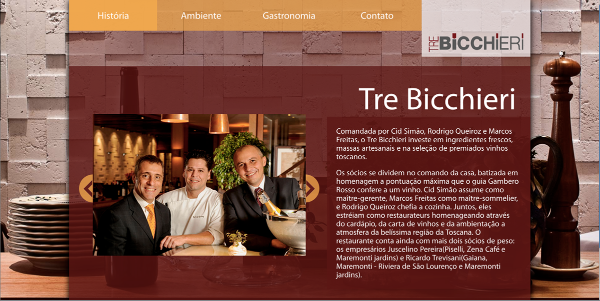 webpage Website Web Webdesign restaurant