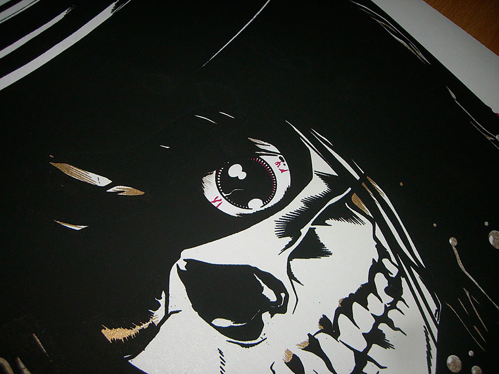 GigPoster poster Fuzztones garage punk skull 60s