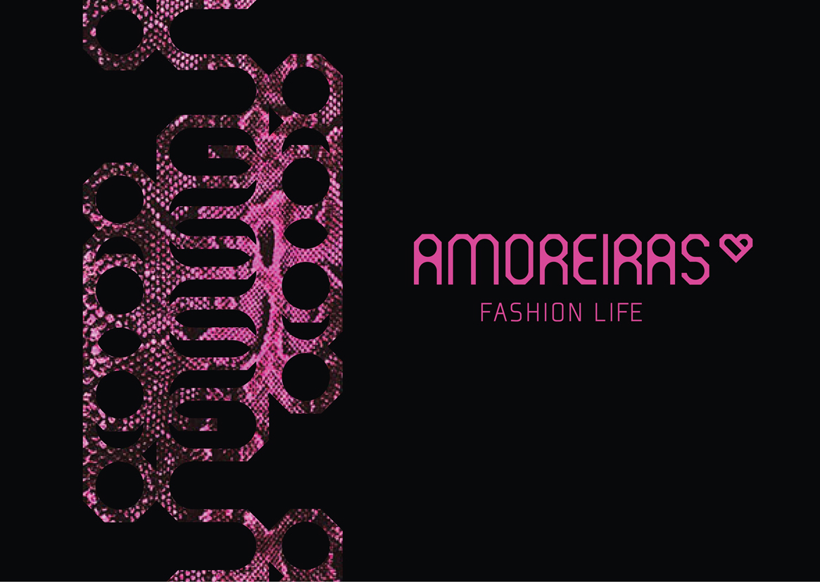 amoreiras Shopping center shop store clothes Style modern glamour re-brand identity Portugal lisboa mall Classic pattern graphic Layout font lettering elegance taveira tomas tomás taveira