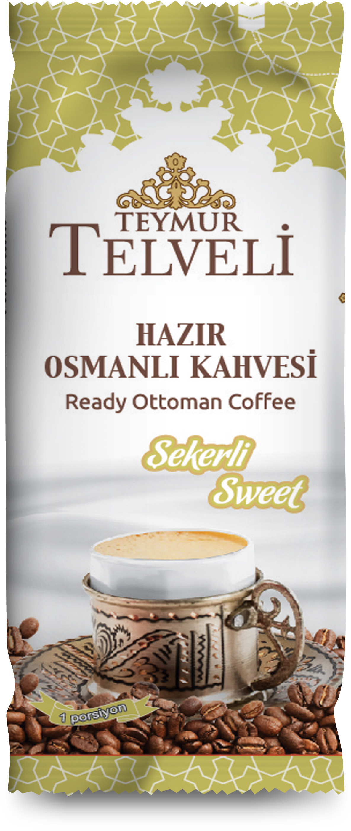 Teymur Telveli kahve sütlü köpüklü Coffee milk