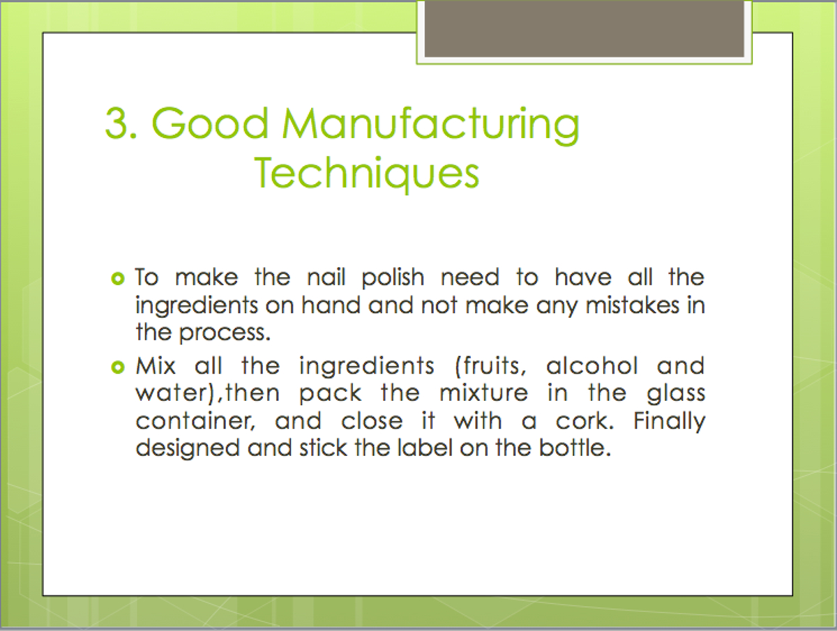 environmental nail polish eco-friendly product creation innovation