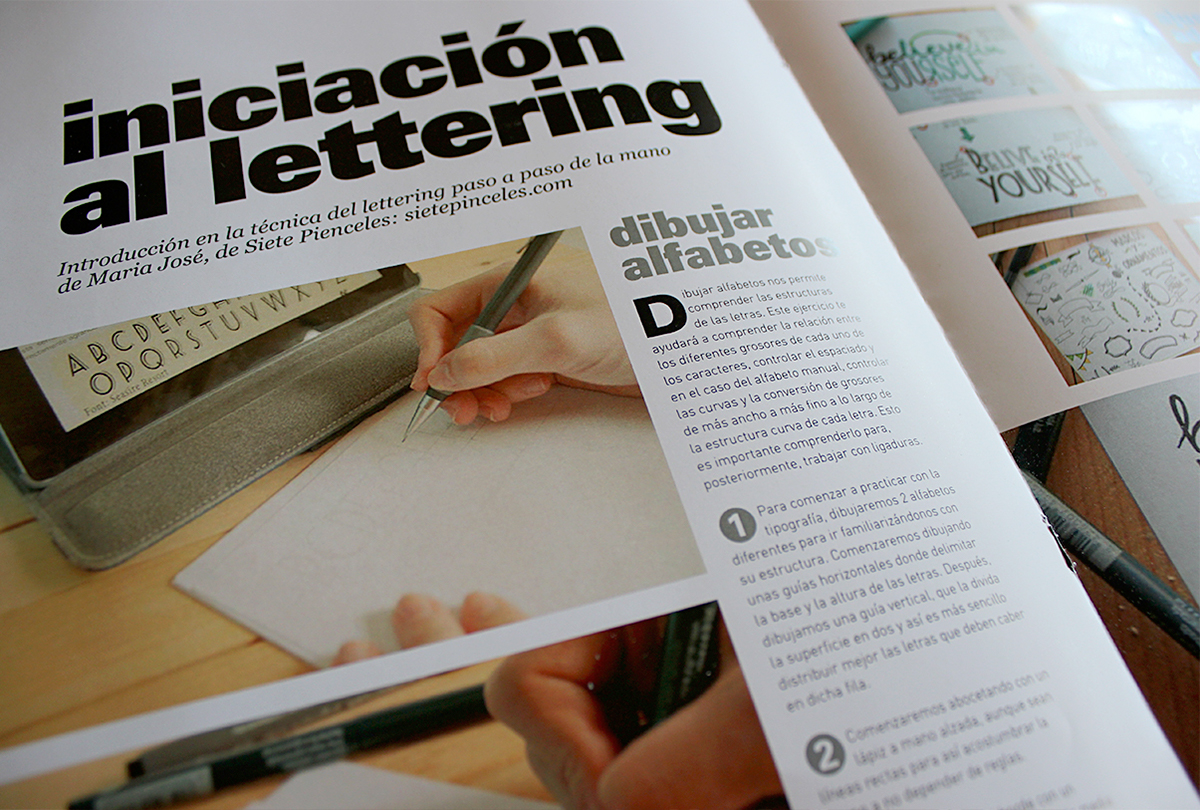 lettering magazine revista