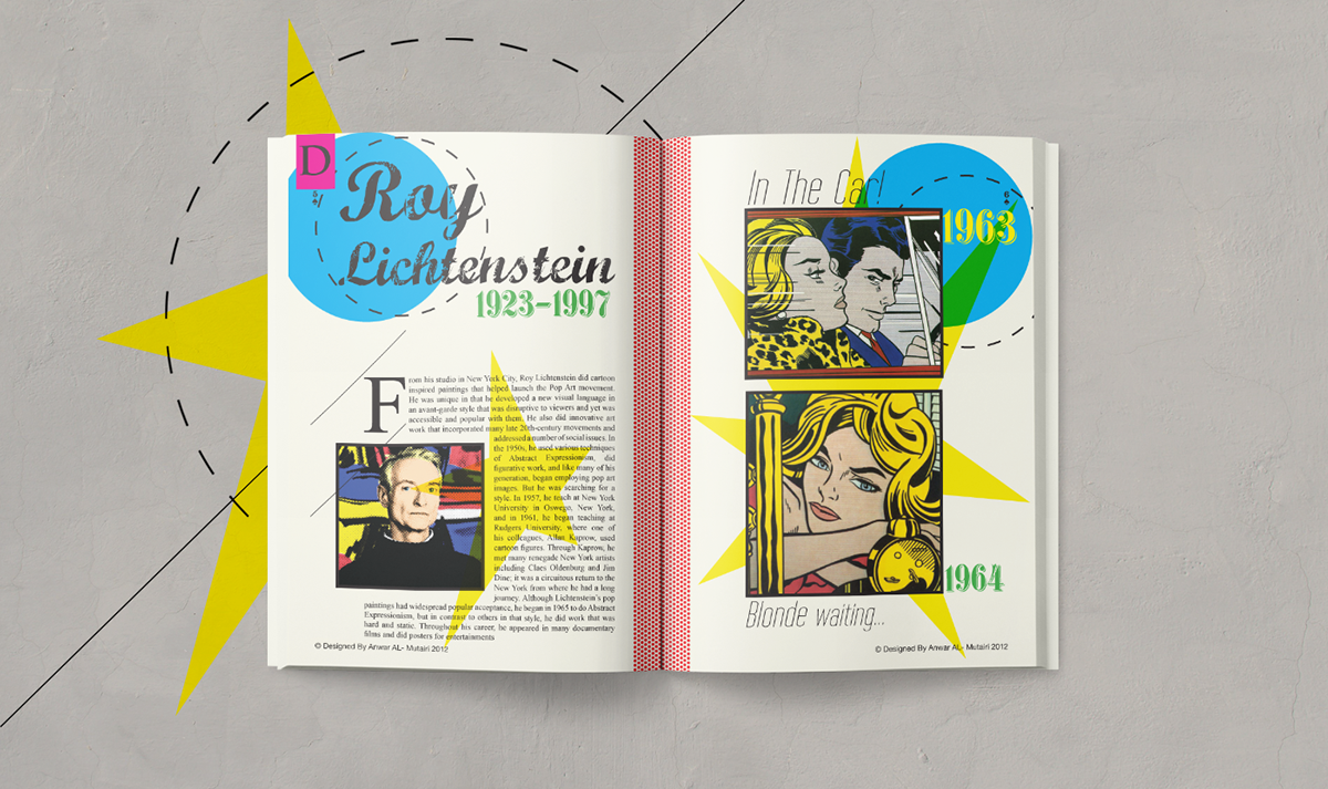  Design  History  Magazine Pop  Art  on Student Show