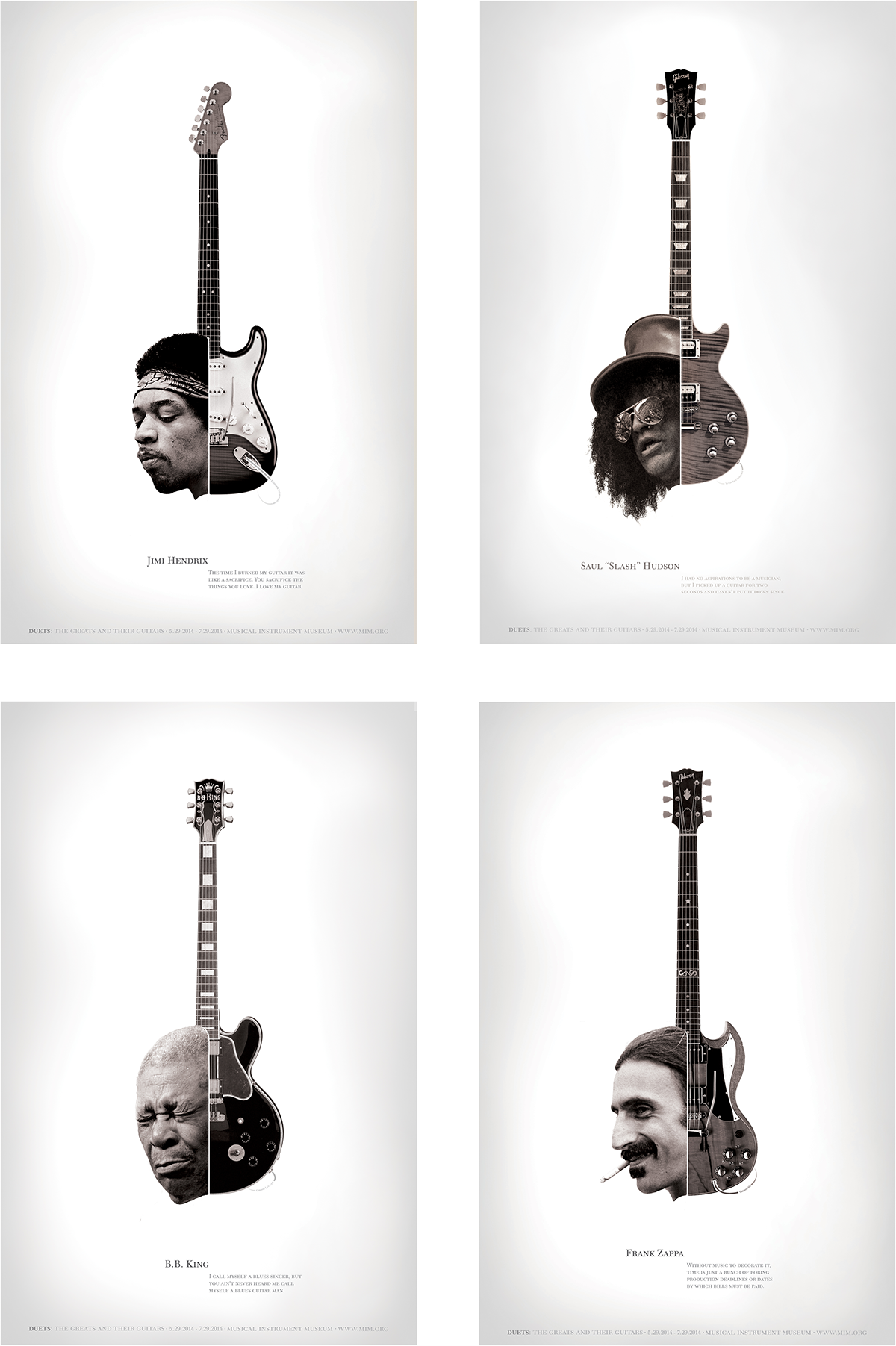 Adobe Portfolio B.B. King frank zappa Gibson Jimi Hendrix guitar rock blues jazz Quotes