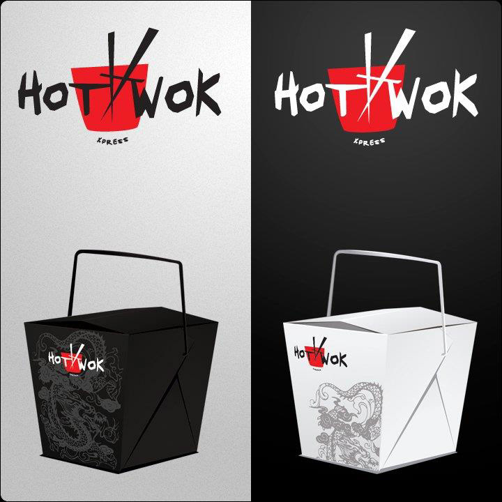 Hot Wok Xpress Logo.