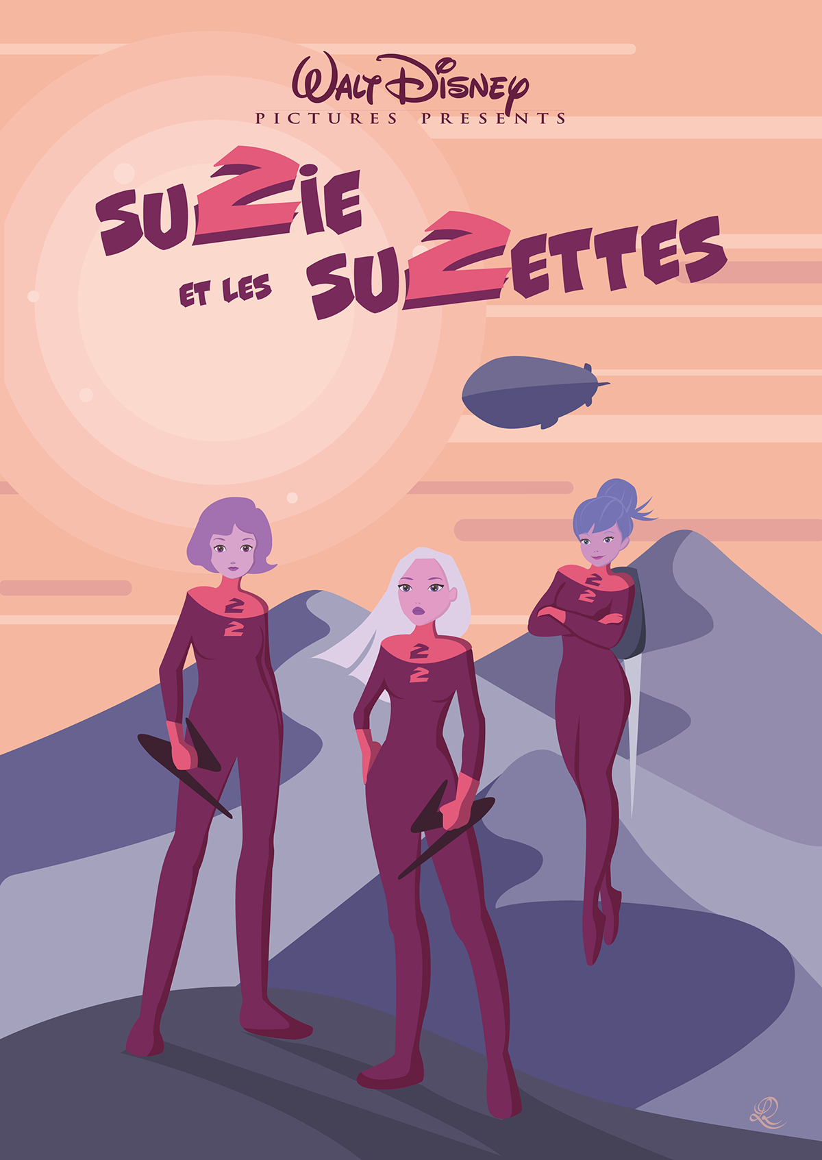 Animated Movie Poster: "Suzie and the Suzettes"
