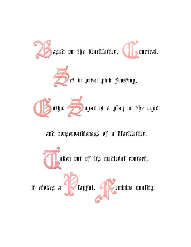 typeface design type