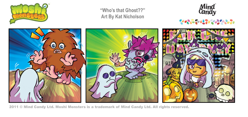 Moshi Monsters comic cartoon strip cute