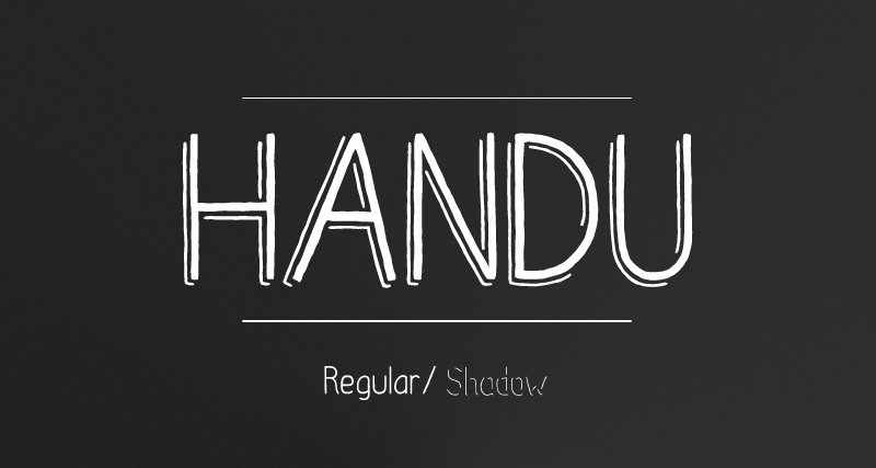 font Typeface brush casual Display hand-drawn handwriting Headline shadow monoline organic sans