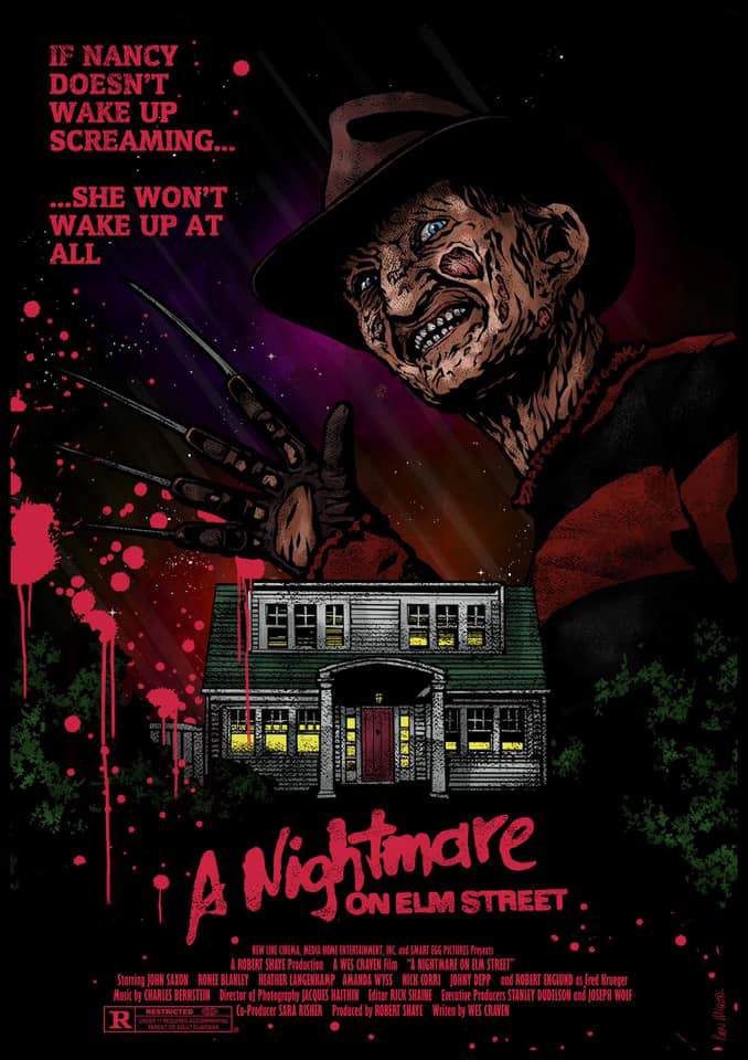 elm street freddy krueger Halloween horror movie nightmare nightmare on elm street Scary