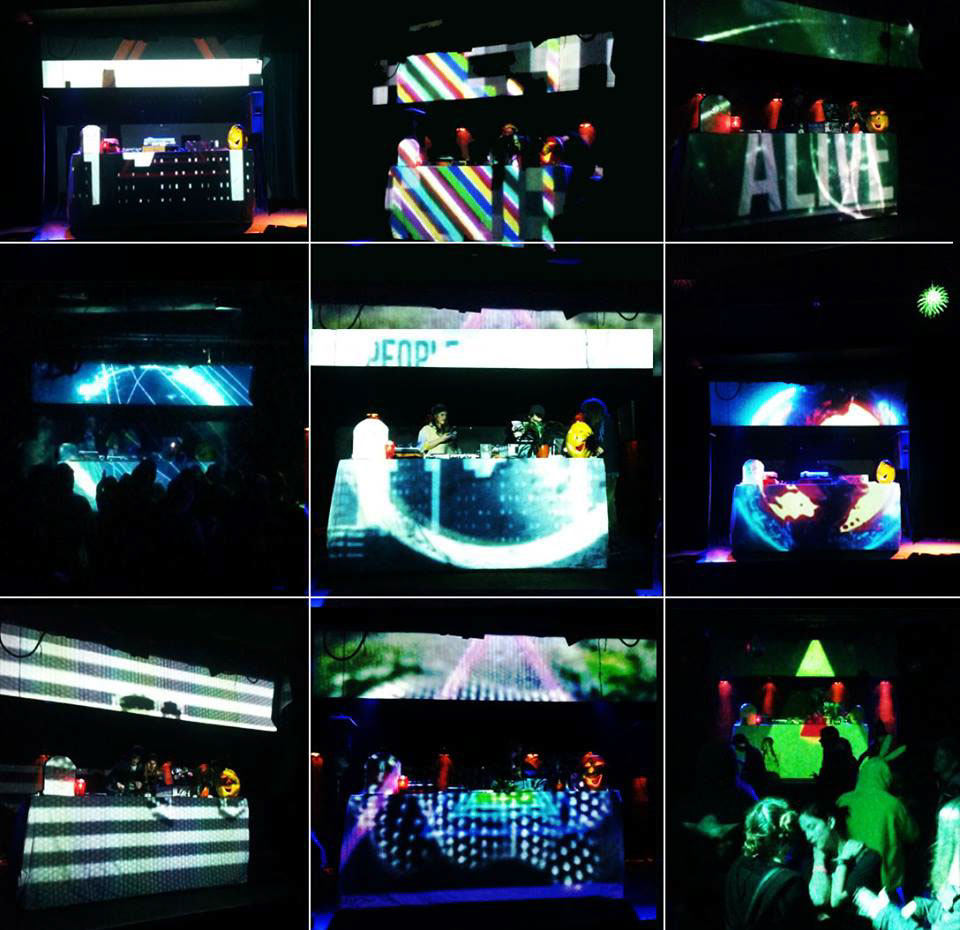 visual projection VJ party resolume hoopnoticvisuals moves visuals colours motion