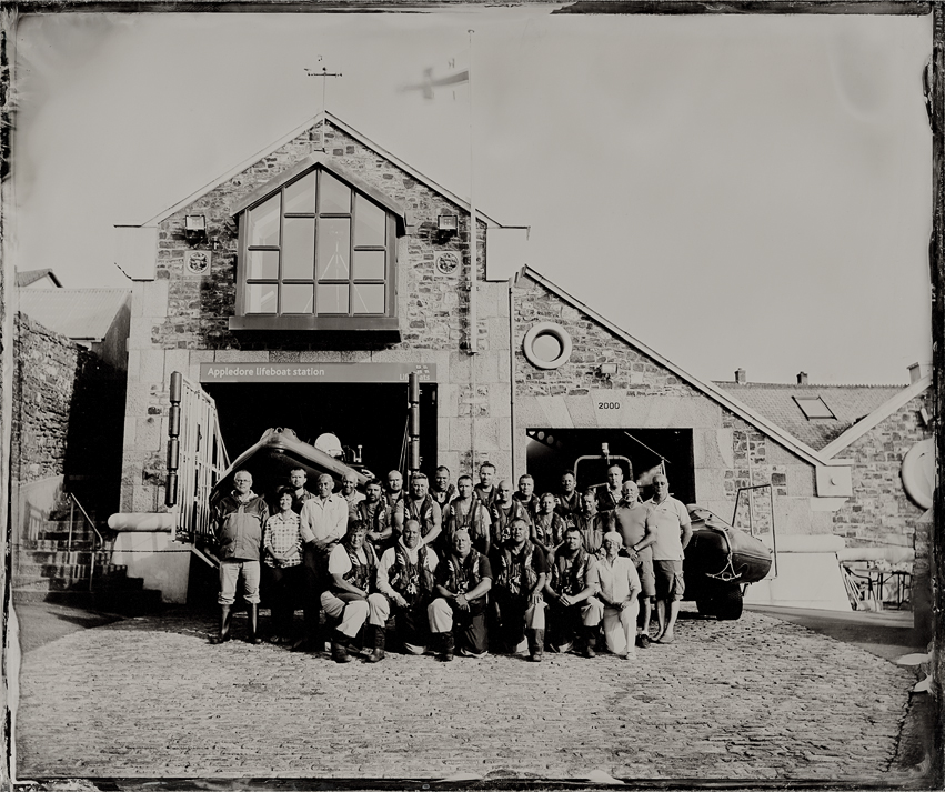 Lifeboat Station Project RNLI lifeboats community charity maritime nautical lifesaving sea wet plate wet plate collodion collodion portraits Portraiture Ambrotype