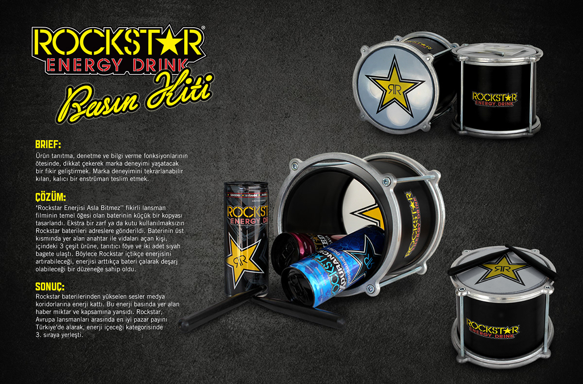 Press Kitt Rockstar multipack energydrink drum