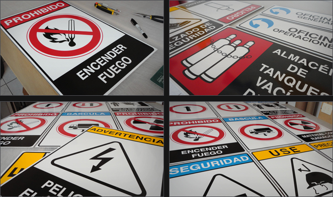 Industrial Marking Indor Signs wallgraphics safety signs labeling Signmaking personalization