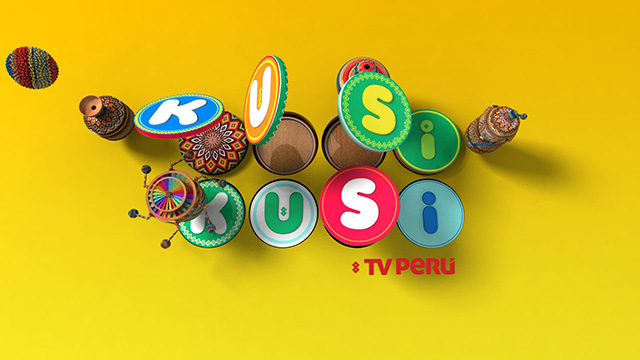 lumbre tops tv peru kids broadcast peru Trompo design 3D children infantil Channel tv Kusi Kusi