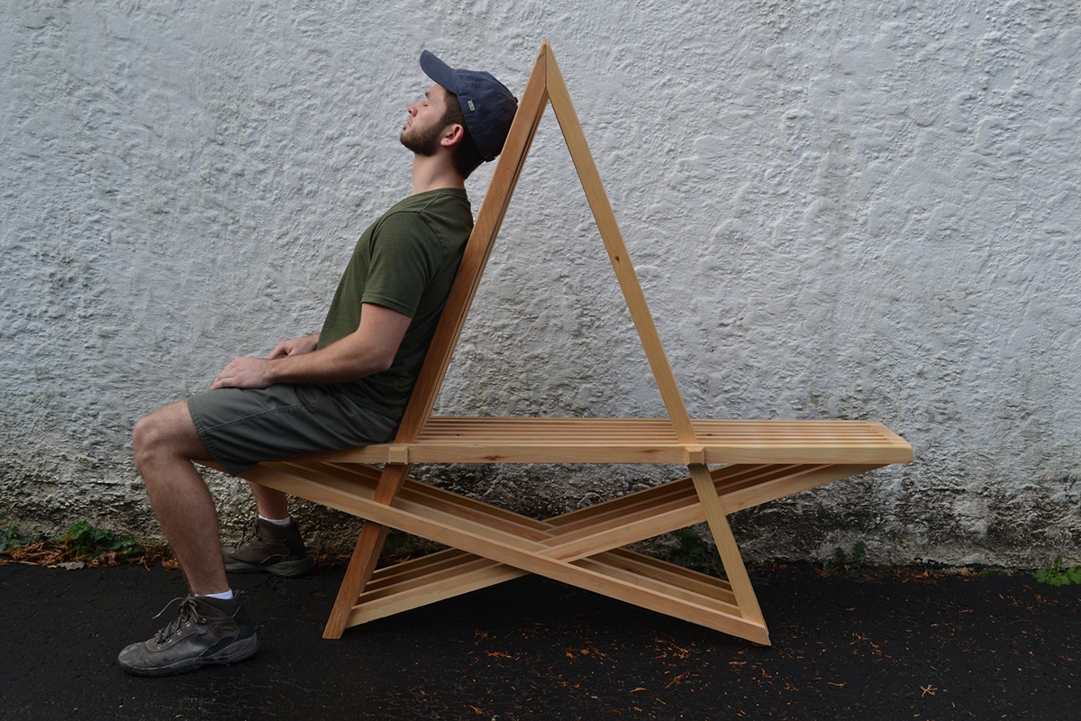 furniture wood star chair