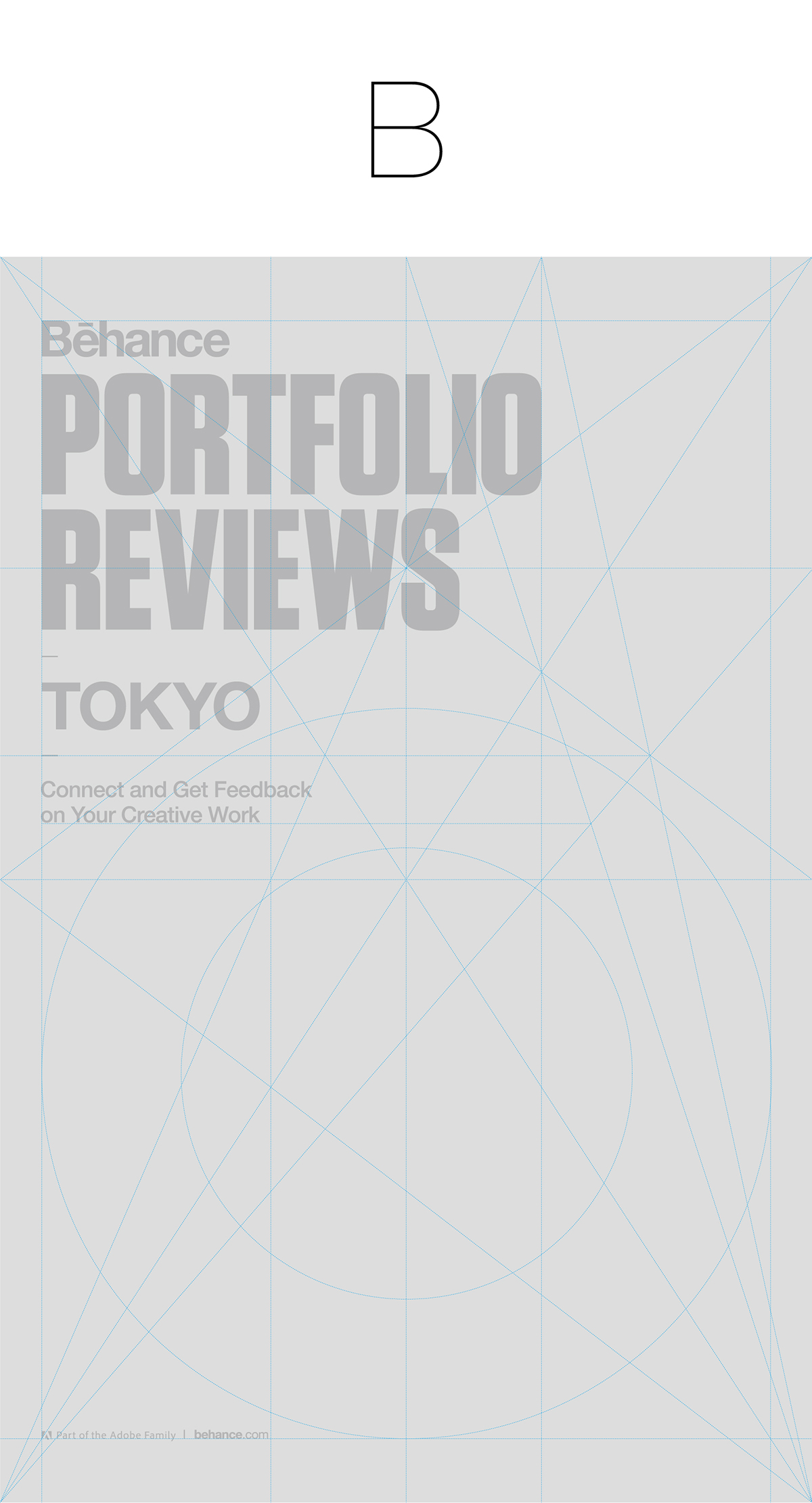 Behance reviews tokyo japan circle White graphic grid enhanced blue construction red Event portfolio