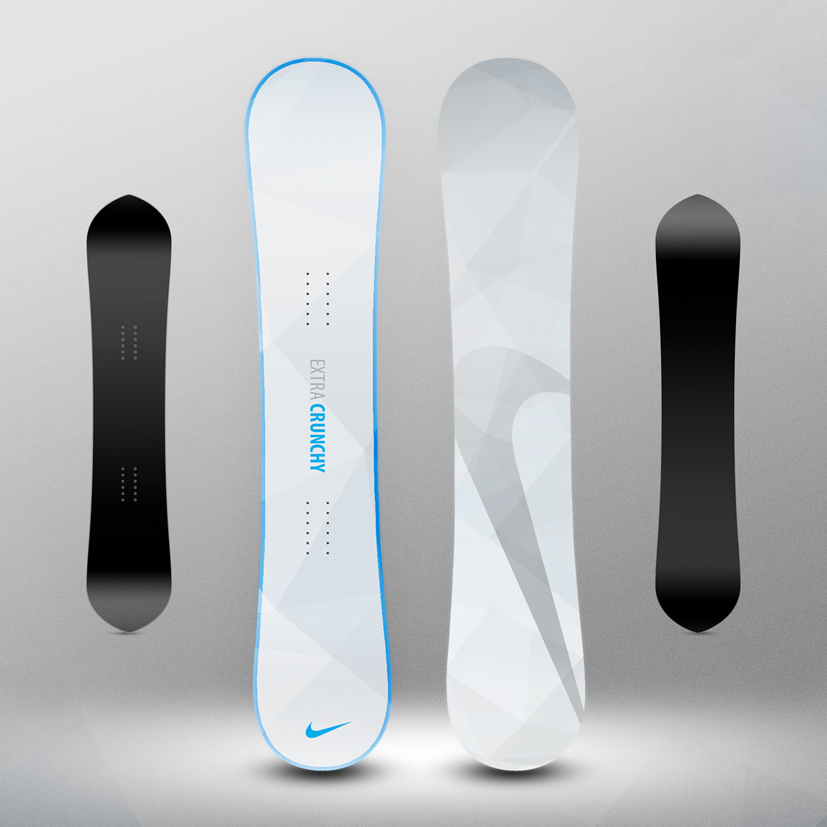 snowboard snow Nike mock product skiing winter Custom shred