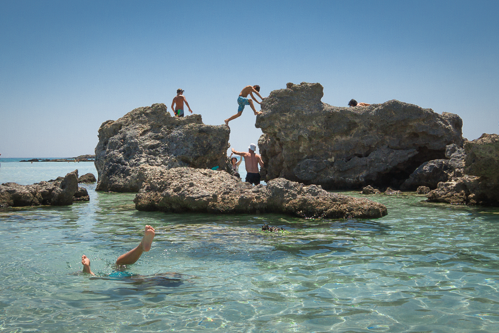 summer beach tourism tourist Crete Italy Greece