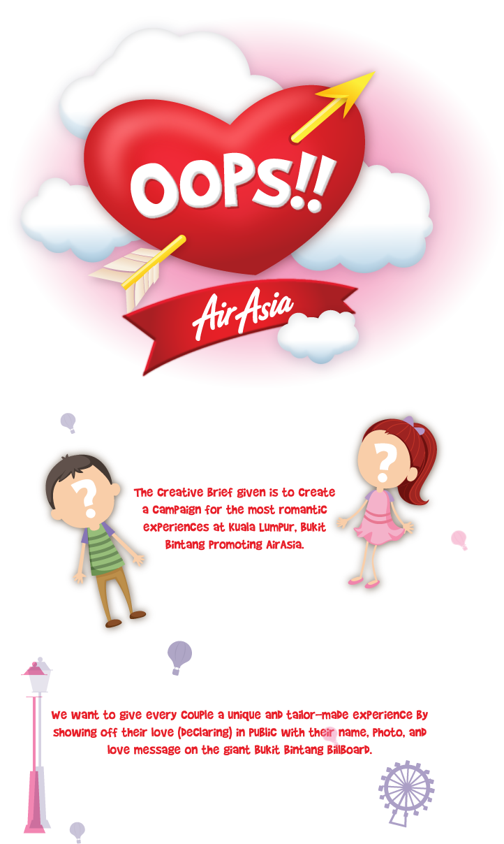 AirAsia campaign oops oopsairasia Love romantic lovegenerator juanev