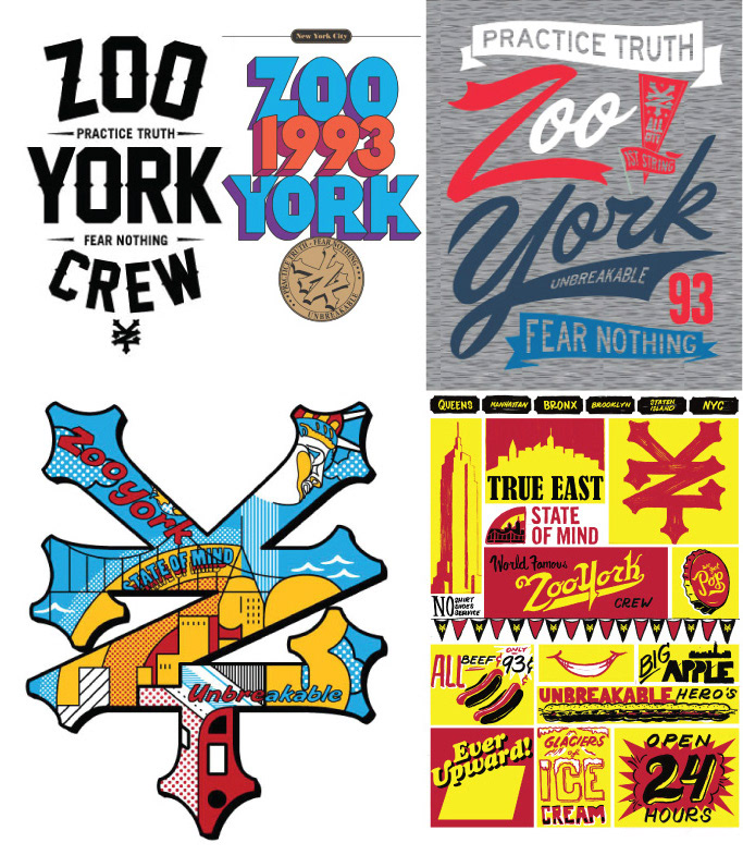zooyork newyork skate Surf bmx jackkirby Rats popart comicbook