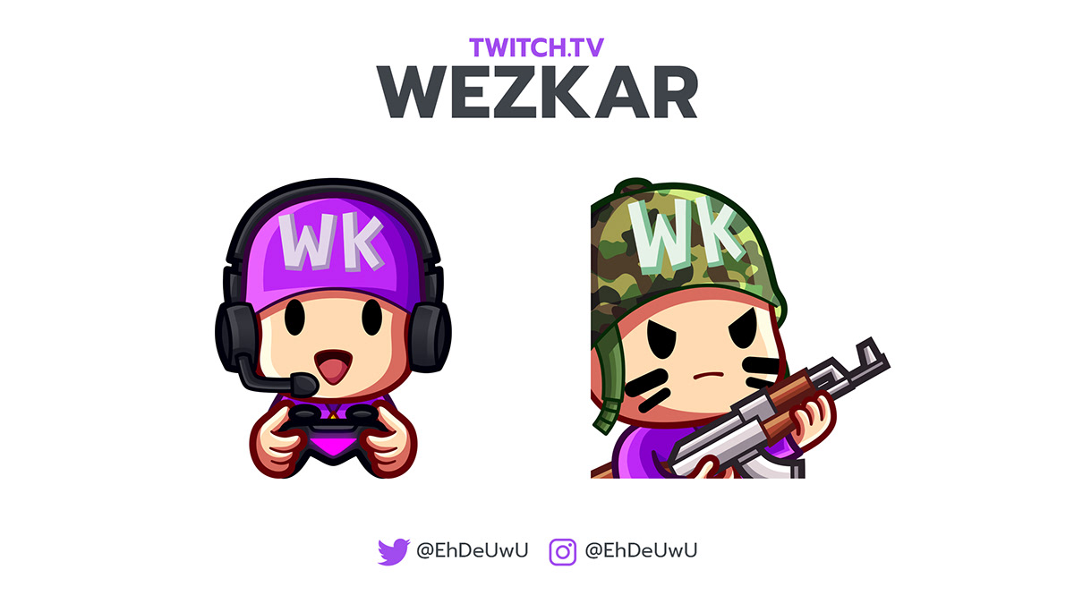 Twitch Emotes & Badges on Behance