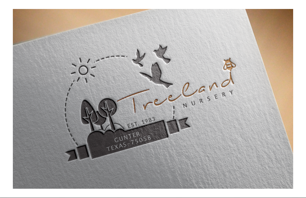 Treeland logo design branding  logo idea Logo Design nursery