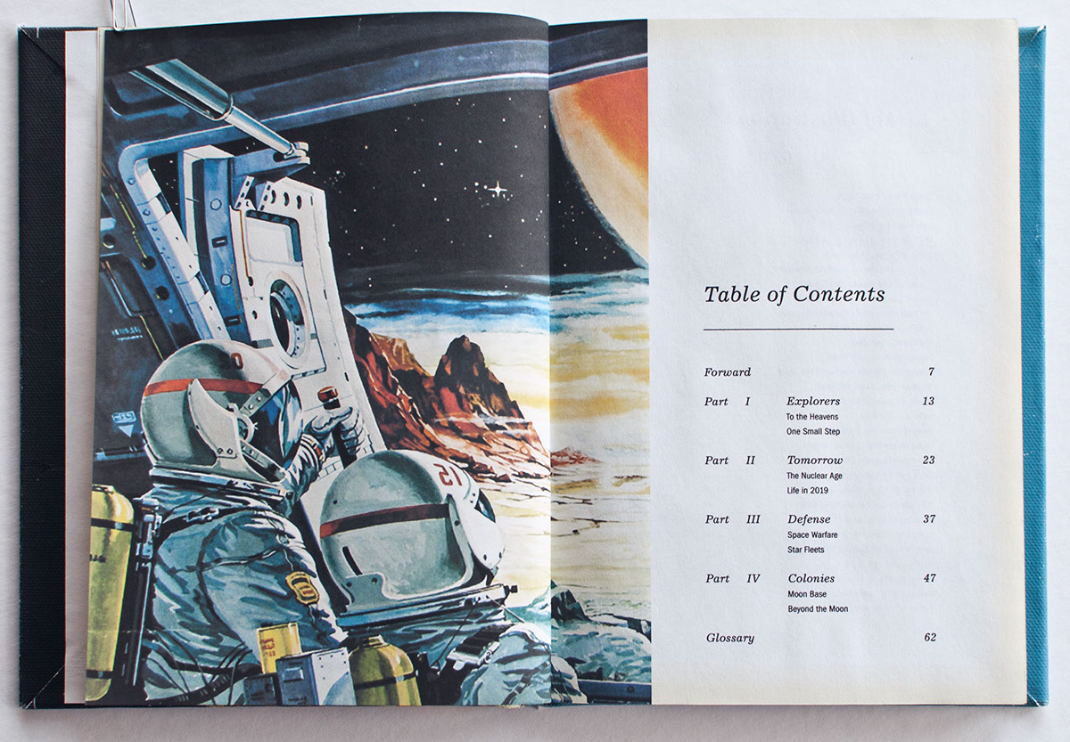 book Space  exploration future vintage
