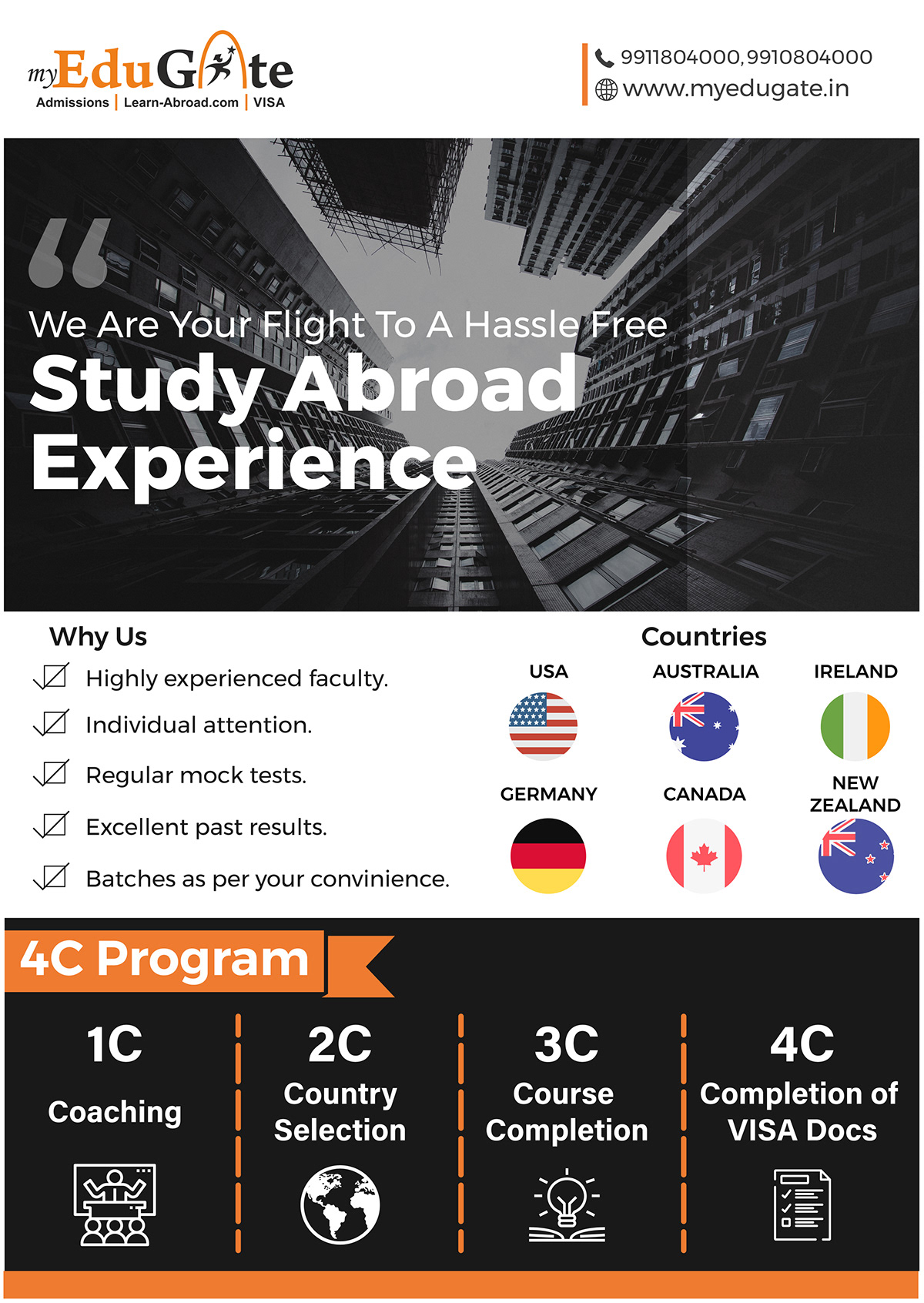 advertisement poster design Layout minimalist internship typography   ideas intuative promotions study abroad countries International student