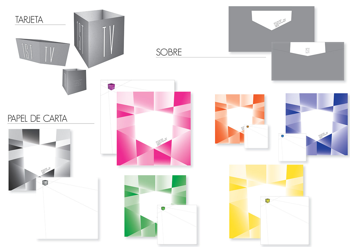tv Channel Logotype first 1st esdir graphic design sofia aplicación paperwork señaletica uniforme