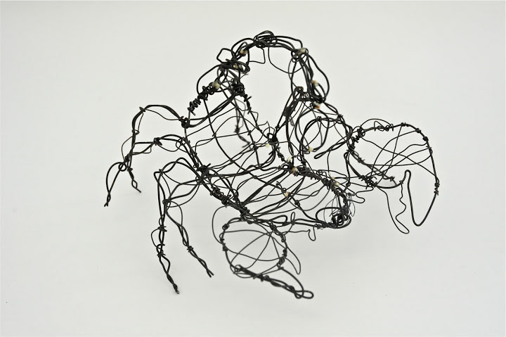 scorpio  constellation sculpture wire