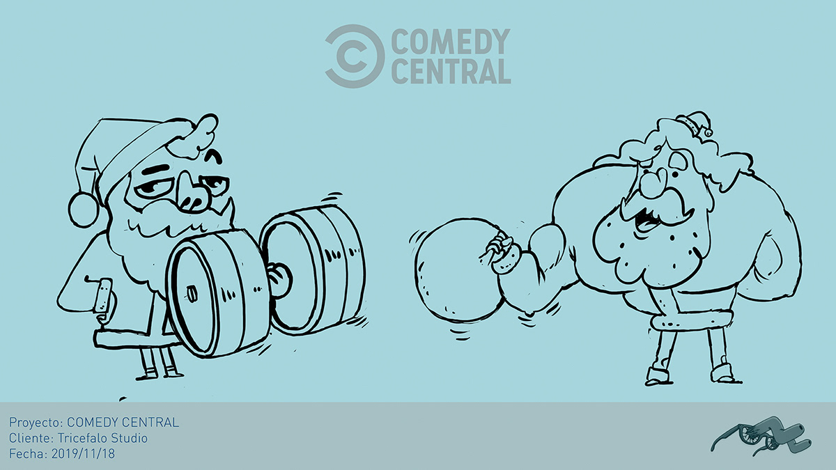 Character design  comedy central diseño de personajes ilustracion paulomosca