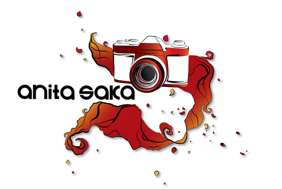 logo photo camera red swirly fly-away gentle