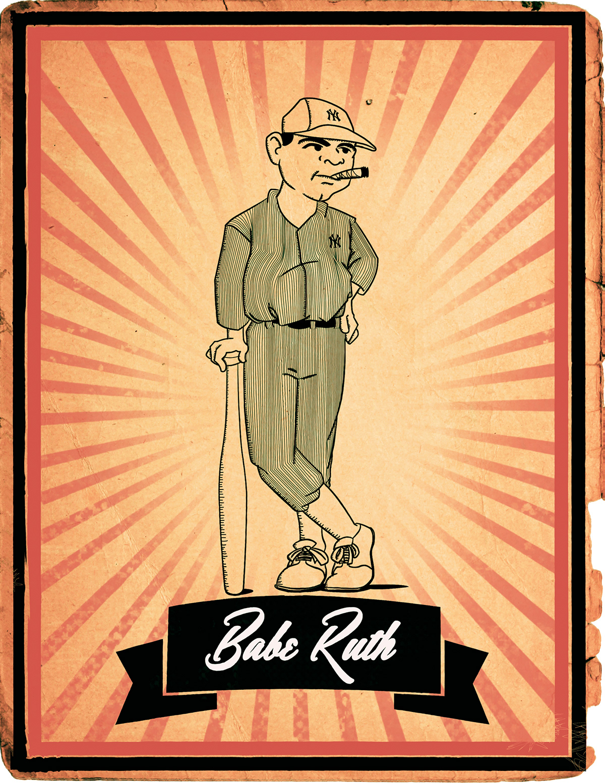 #Babe Ruth #desing