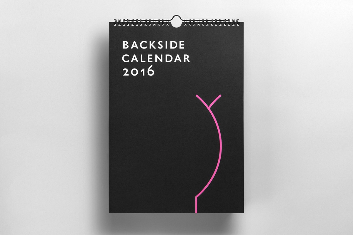 backside calendar Backside Calendar 2016 Toby Ng Design Toby Ng sex butts minimal creative