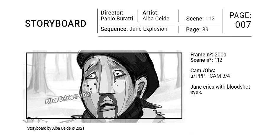 Adobe Portfolio camera movement Cinema photoshop scene sketch storyboard thumbnails Character design 
