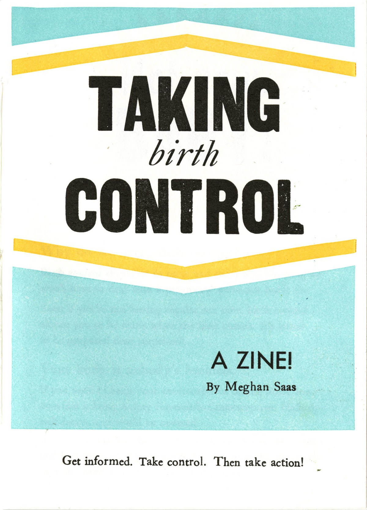letterpress Zine  Booklet stitch Hand Bound Book Arts wood type reproductive feminism birth control