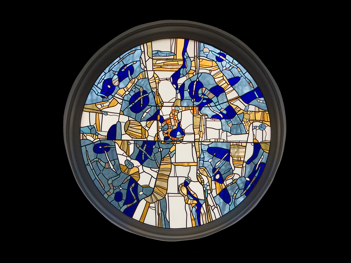 glass stained glass art glass blue витраж Стекло художественное стекло
