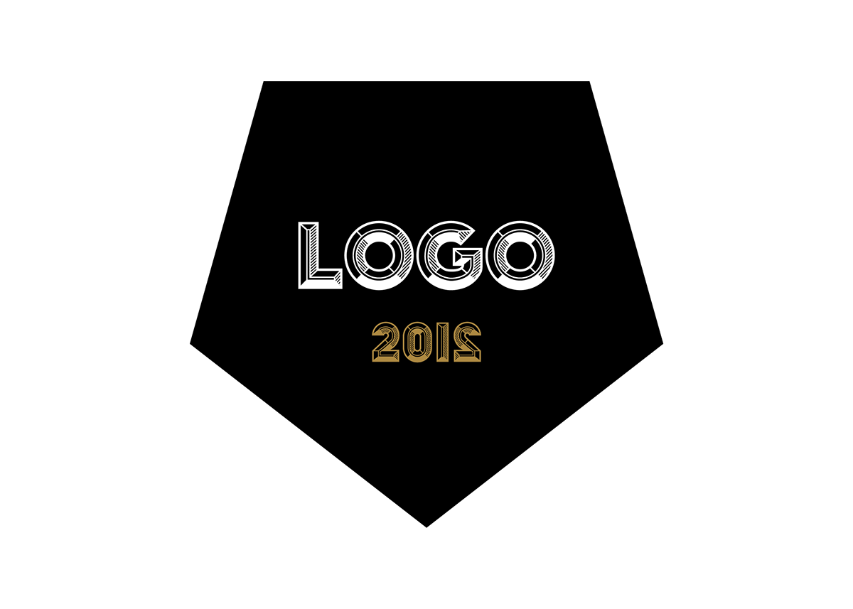 logo  vector  klos  karolina  crest  badge  gold  Black  white Logotype logoset set