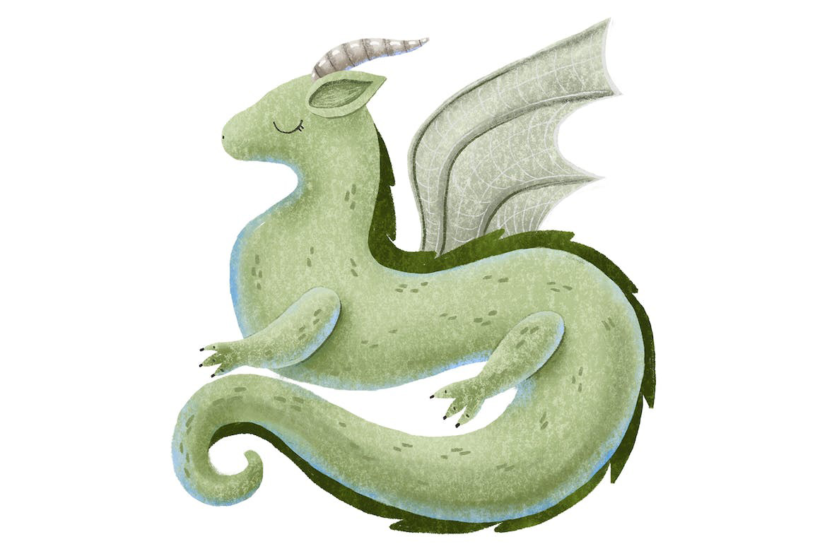 chinese green dragon ILLUSTRATION  Illustrator illustrations adobe illustrator digital illustration vector concept
