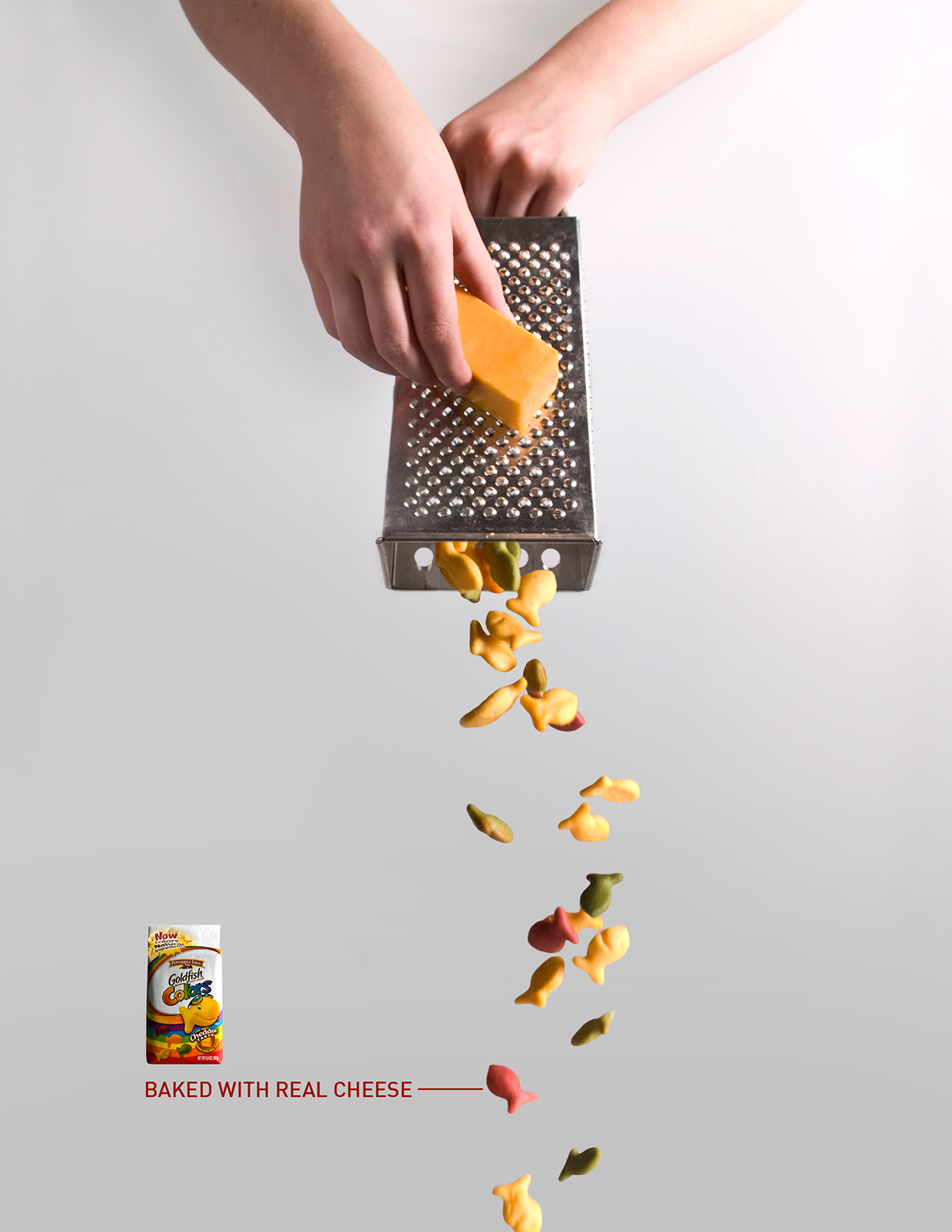 goldfish Product Photography Magazine Advertisemnet snacks Food  advertisement UW-Stout minneapolis Health